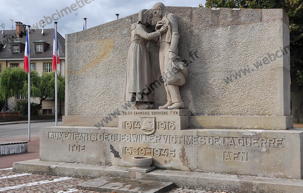 Monuments aux Morts de Guebwiller son histoire